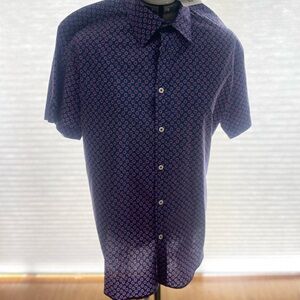 Men's Purple Patterned Shirt